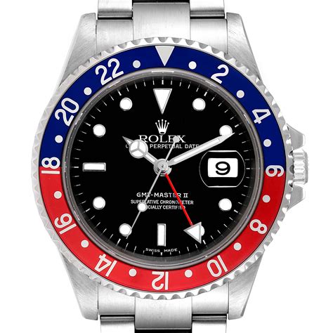 rolex blue red face|rolex watch with blue face.